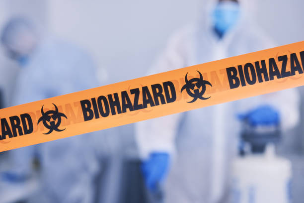 Professional Infectious Disease Decontamination technician working in Keasbey, NJ